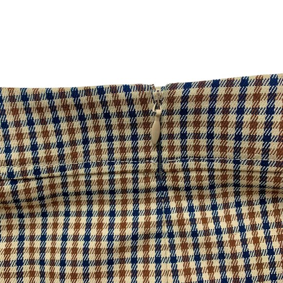 AQUASCUTUM LONDON‎ Check Pencil Skirt - Picture 6 of 8